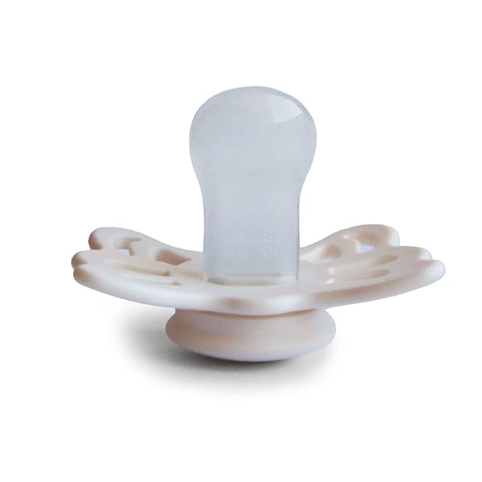 FRIGG Butterfly Anatomical SilkySoft Silicone Baby Pacifier | Made in Denmark | - Image 3