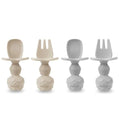 PandaEar Silicone Baby Led Weaning Spoon Fork| First Training Self Feeding by PandaEar