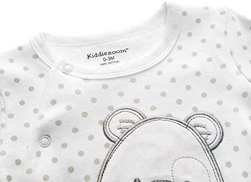Kiddiezoom Baby and Toddler Boys'Snug Fit Footed One-Piece Romper Jumpsuit - Image 2