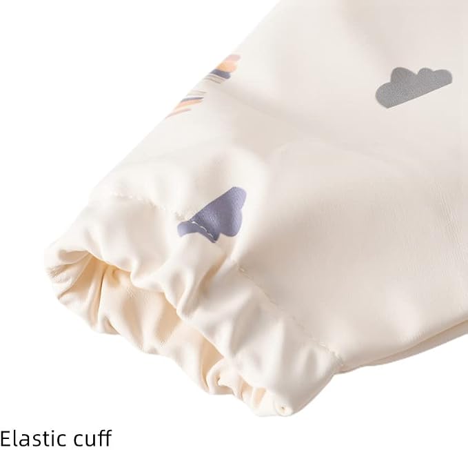 GZMM Waterproof Baby Bibs, Infant Toddler Long Sleeve Feeding Bib - Image 6
