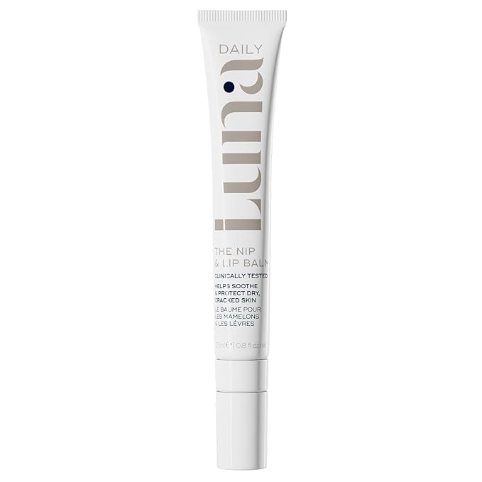 Luna Daily Nursing Balm for Cracked Nipples & Dry Lips, Fragrance-Free & Vegan by LunaDaily