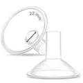 Maymom MyFit Crater Series 22 mm 2xTwo-Piece Small Breastshield Compatible by Maymom