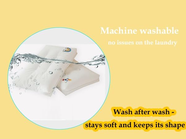 100% Cotton Kids Pillow-14 x 22" Machine Washable Soft and Breathable Youth - Image 9