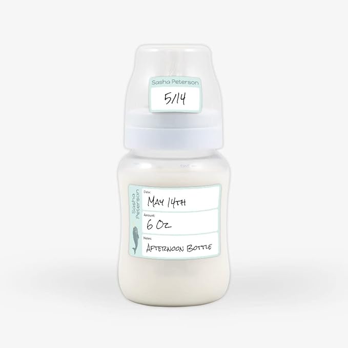 Name Bubbles - Reusable Baby Bottle Labels - Image 2