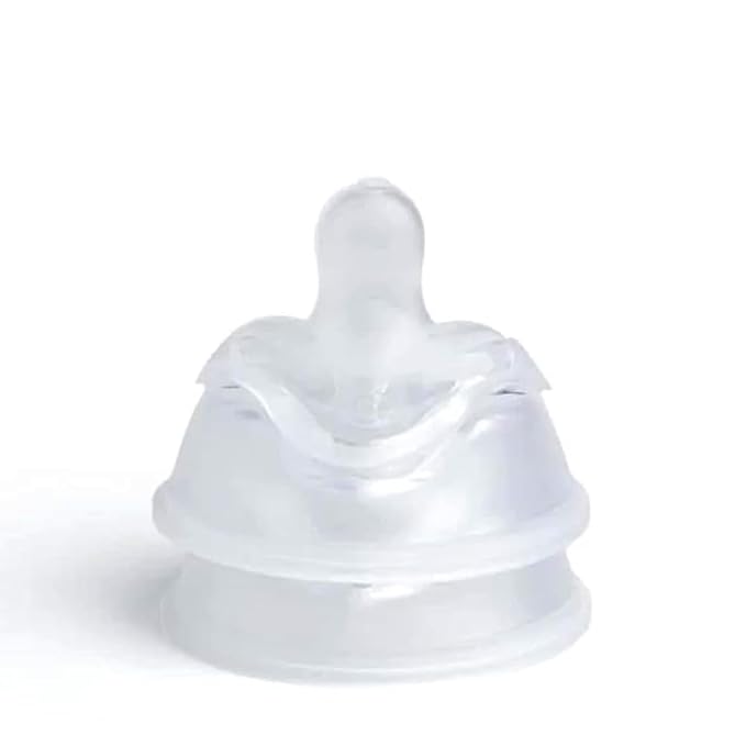 Herobility Double Anti-Colic Silicone Nipples, Baby Bottle Teats, Breast Like - Image 2