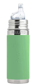 Pura Kiki 9oz/260ml Stainless Steel Insulated Sippy Bottle w/Sleeve, by Pura
