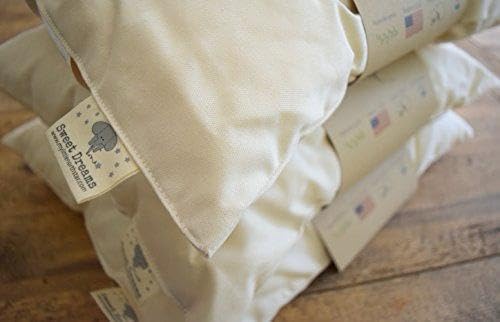 Organic Toddler Pillow Made in the USA and Organic Cotton Pillowcase - Image 3