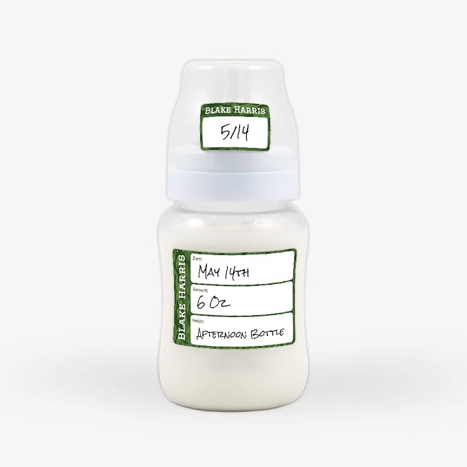 Name Bubbles - Reusable Baby Bottle Labels - Image 2