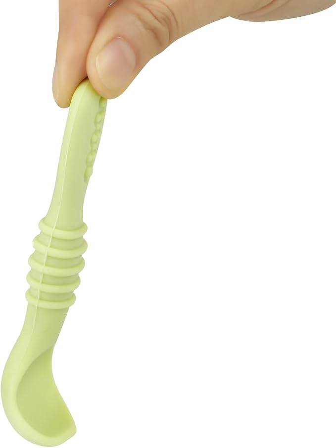 PandaEar 6 Pack Silicone Baby Spoons - Image 5