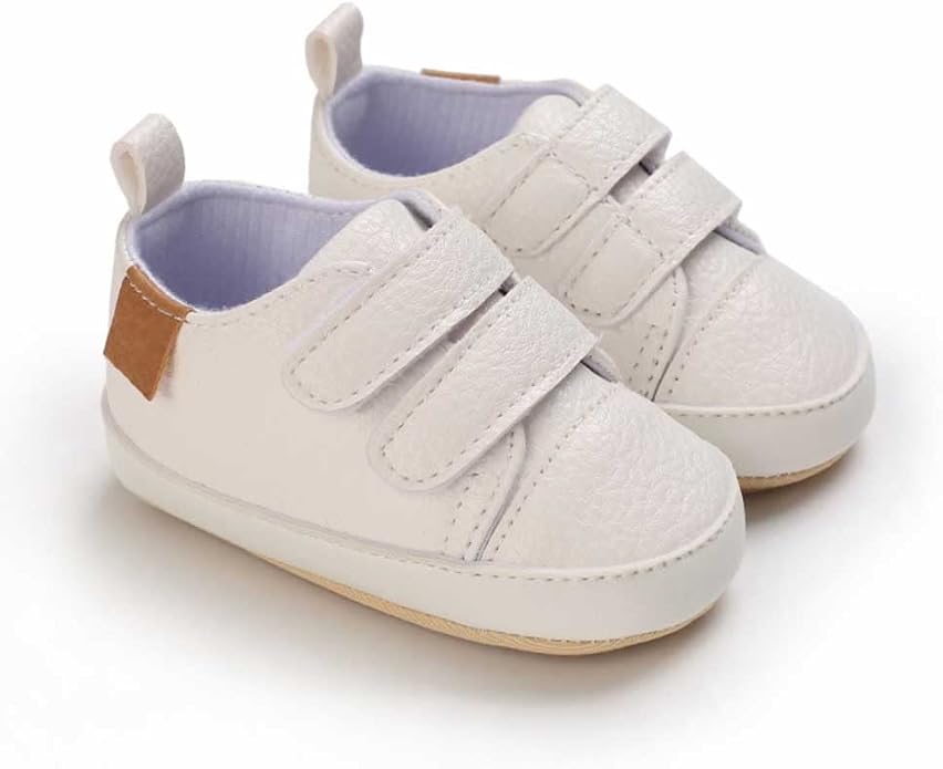 2Pairs Baby Shoes, Boys Girls Non-Slip Rubber Sole Sneakers, Unisex Infant Soft - Image 3