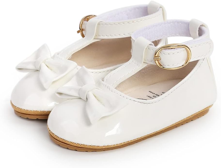 COSANKIM Baby Girls Mary Jane Flats Shoes Anti-Slip Rubber Sole Infant Toddler - Image 5