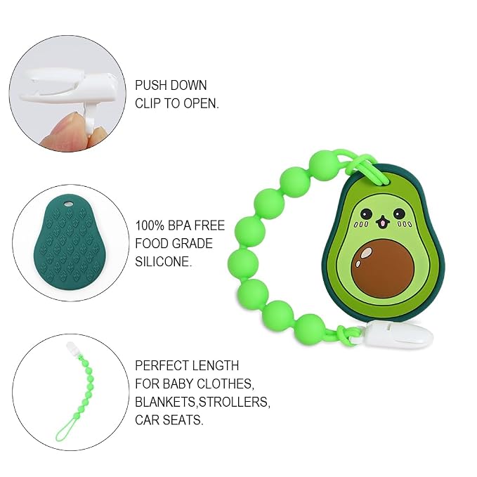 Baby Teething Toys, Food Grade Silicone Teether - Image 2
