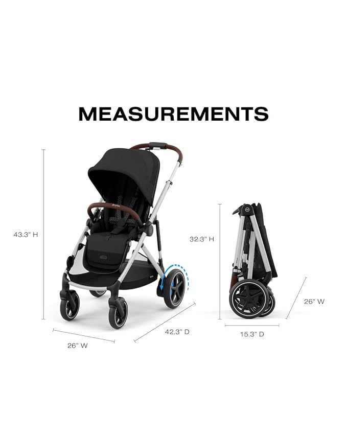 Cybex e-Gazelle S Electronic Assist Stroller – Gazelle S Single-to-Double - Image 6