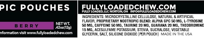 Fully Loaded Alpha Fuel Nootropic Pouches - Image 2