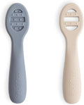 mushie Silicone First Feeding Baby Spoons | 2 Pack by mushie