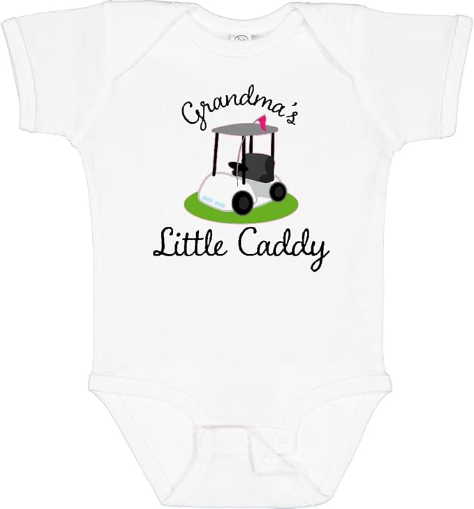 inktastic Grandma's Little Caddy Golf Baby Bodysuit by Inktastic