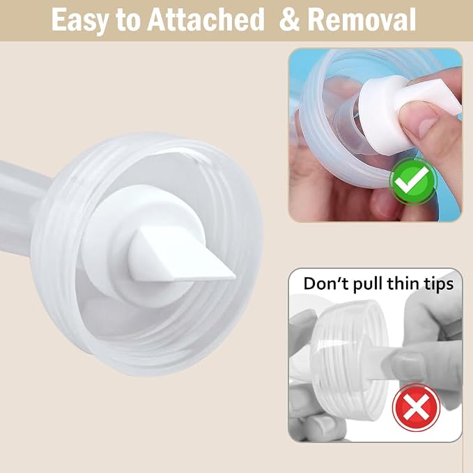 4pack Breast Pump Parts, for Spectra S2 S1 9 Plus, Replace to Flange Duckbill - Image 8