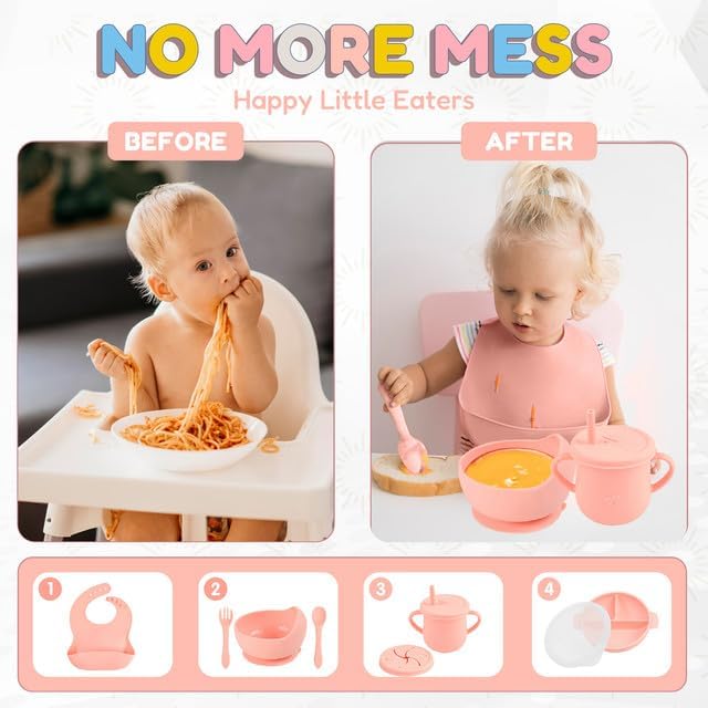 Silicone Baby Feeding Set - Image 2
