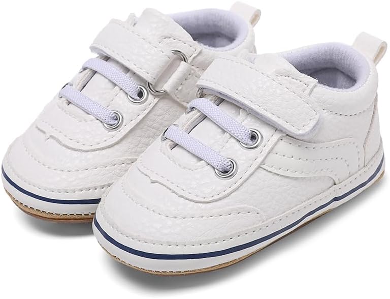 Clowora Baby Boys Girls Shoes Non-Slip Rubber Sole Sneakers Infant First - Image 2