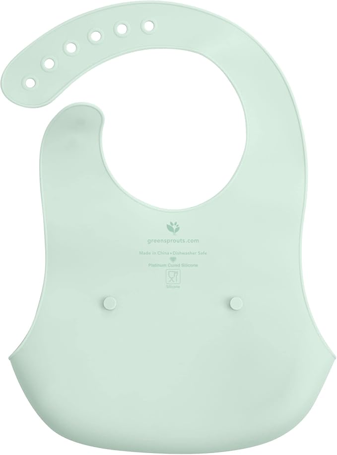 Green Sprouts Unisex Baby Silicone Scoop Bib - Image 2
