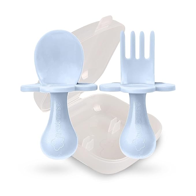 Grabease Baby Spoon & Fork Set by Grabease