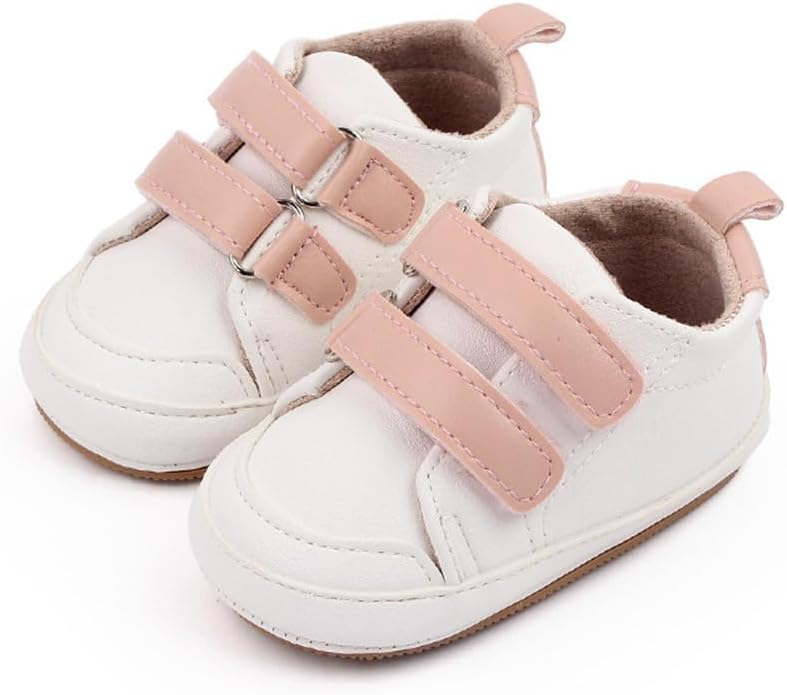 LONSOEN Baby Girls Boys Loafers Prewalker Dress Crib Shoes - Image 2