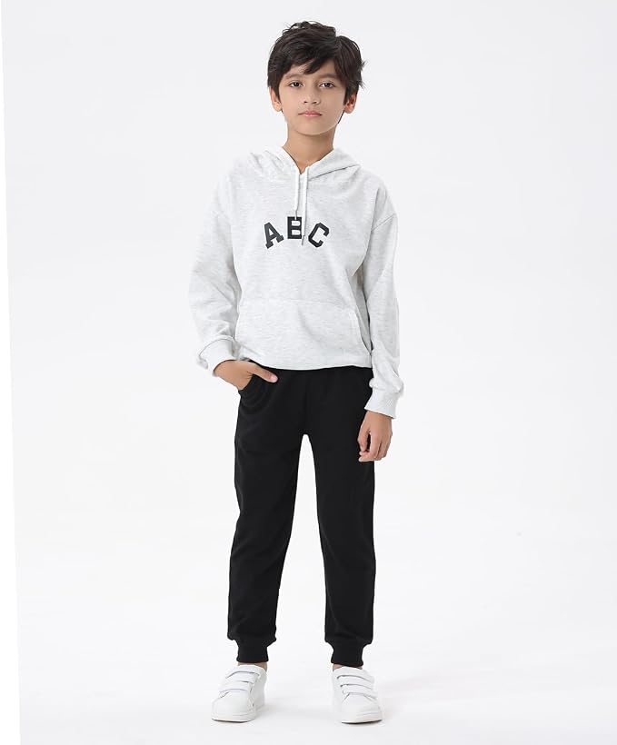 GFQLONG 2/3 Pack Toddler Pants Sweatpants Boys Cotton Joggers, Athletic Pull on - Image 7