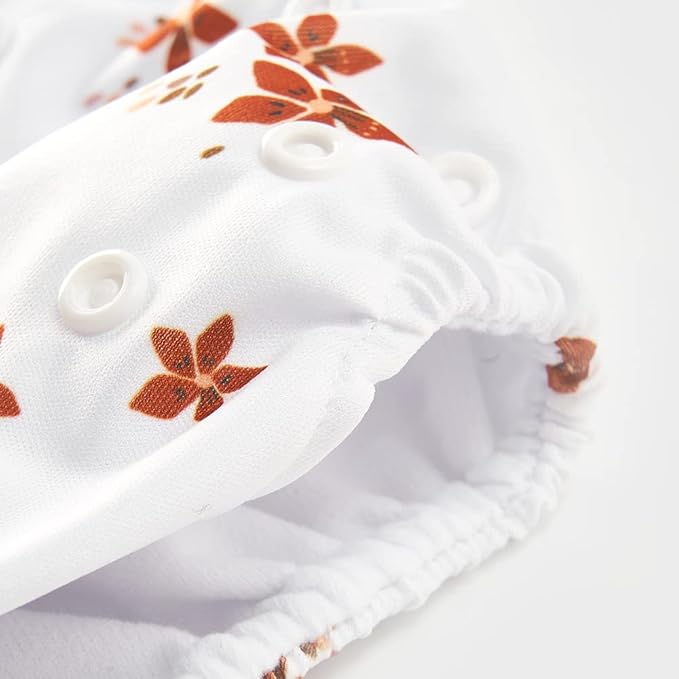 HappyFlute 9 Sets Newborn Baby Cloth Pocket Diapers One Size Adjustable Reusable - Image 5