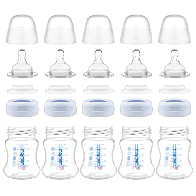Maymom Wide-Mouth Milk Storage Feeding Collection Bottle by Maymom