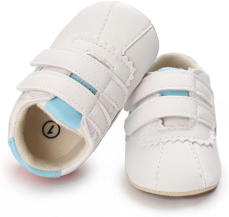 Clowora Baby Boys Girls Shoes Non-Slip Rubber Sole Sneakers Infant First - Image 5