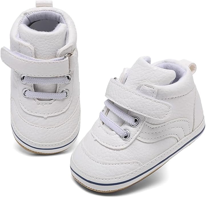 Clowora Baby Boys Girls Shoes Non-Slip Rubber Sole Sneakers Infant First - Image 3