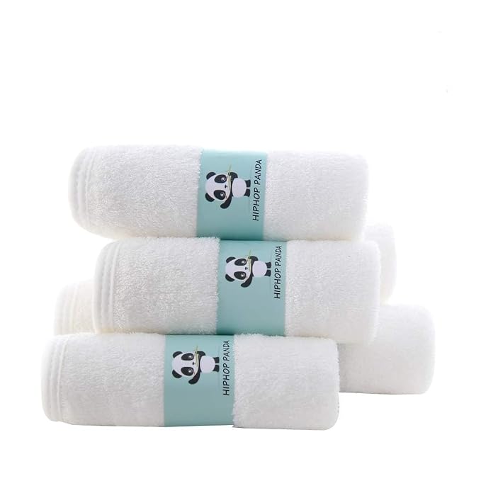 HIPHOP PANDA Baby Washcloths, Rayon Made from Bamboo - Image 2