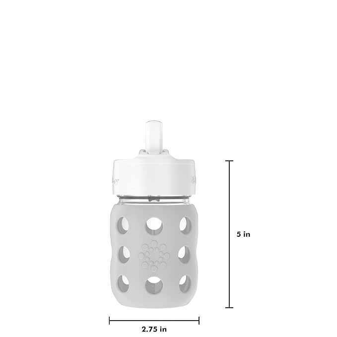 Lifefactory 8-Ounce Wide Neck Glass Baby Bottle - Image 6