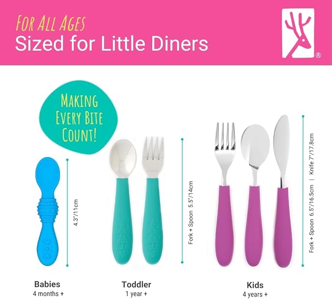 Elk and Friends Kids Silverware - Image 4