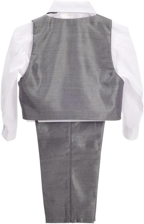 Dressy Daisy Baby Toddler Boy 5 Pcs Set Formal Tuxedo Suits No Tail Wedding - Image 4