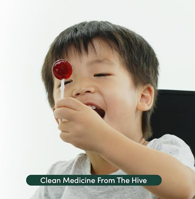Beekeeper's Naturals Kids Throat Soothing Lollipops, Mixed Berry & Elderberry - Image 7