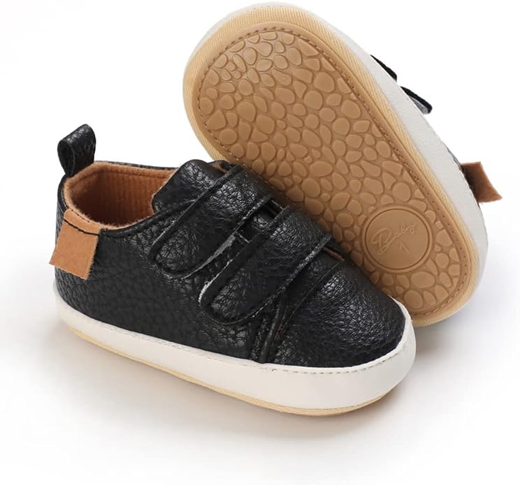 Clowora Baby Boys Girls Shoes Non-Slip Rubber Sole Sneakers Infant First by Clowora