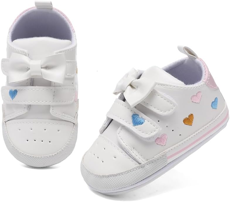 Clowora Baby Boys Girls Shoes Non-Slip Rubber Sole Sneakers Infant First - Image 2
