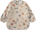 GZMM Waterproof Baby Bibs, Infant Toddler Long Sleeve Feeding Bib by GZMM