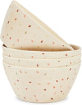 Nook Theory 4 Pack Bamboo Bowls - 22 Oz Reusable Bowl by NookTheory