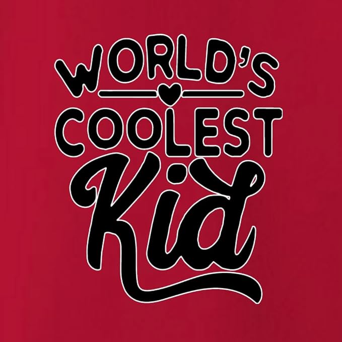 World's Coolest Kid Funny Cute Humor Infant Premium Jersey Baby Bib - Image 2