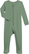 Colored Organics Baby Zip-Up Footed Sleeper by ColoredOrganics