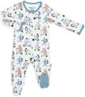 Magnetic Me Boys Modal Magnetic Baby Footie Pajamas | Silky Soft Modal Fabric | by magneticme