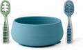 NumNum Baby Bowl & 2 Pack GOOtensils Baby Spoons, Suction Bowls by NumNum