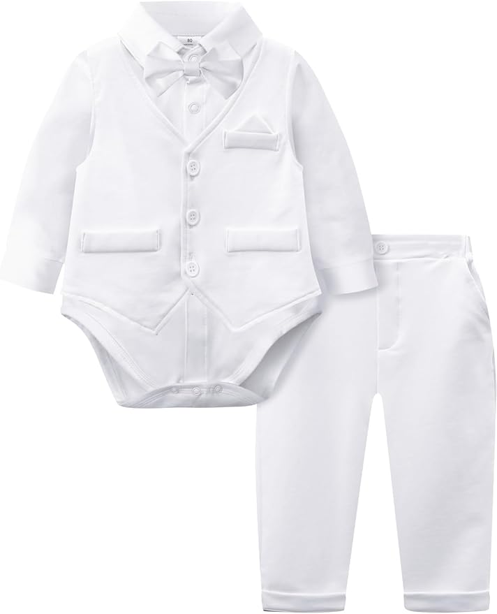 A&J DESIGN Baby Boy Suits Clothes Infant Toddler Formal Gentleman Outfits by AJDESIGN