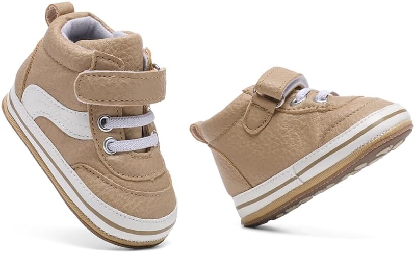Clowora Baby Boys Girls Shoes Non-Slip Rubber Sole Sneakers Infant First by Clowora