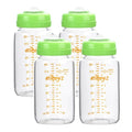 Matyz Glass Breastmilk Storage Containers, 4 Pack, 8 oz Bottle, Compatible by Matyz