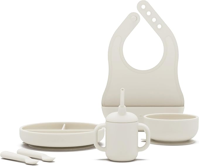 Lalo First Bites Silicone Baby Feeding Set by Lalo