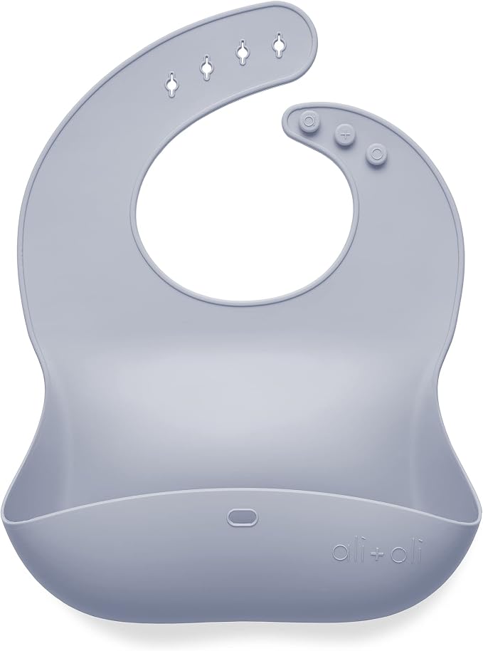 Ali+Oli Silicone Bib Waterproof Silicone Bibs by AliOli