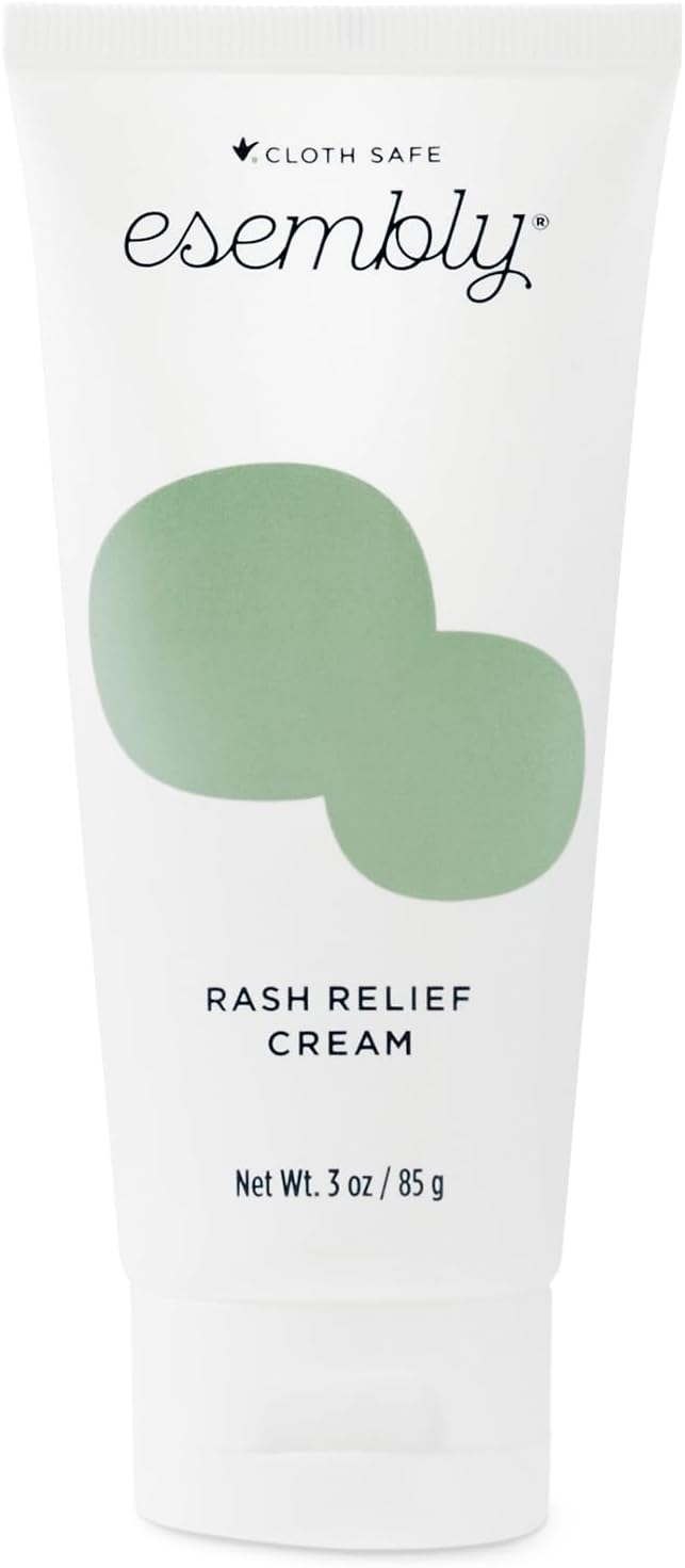 Esembly Rash Relief Cream, Organic and Cloth Friendly Zinc Oxide Barrier Cream by Esembly